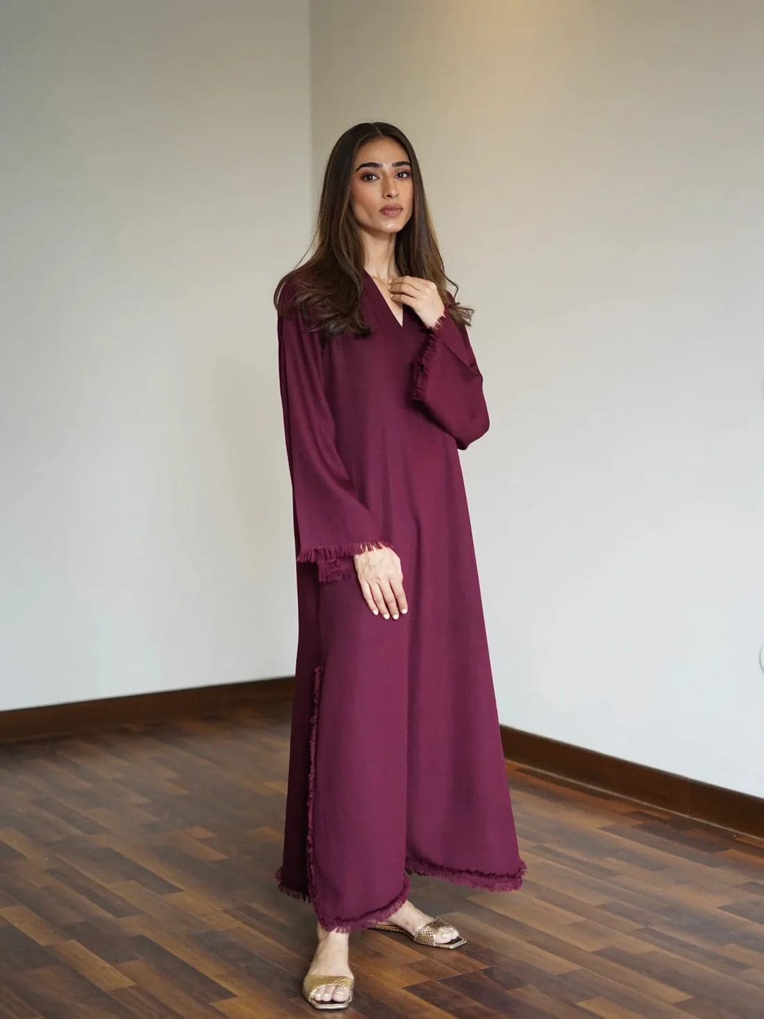 Burgundy 2Pcs Classic Set