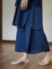 Navy Oak Tunic with Tulip Pants - Noora Women