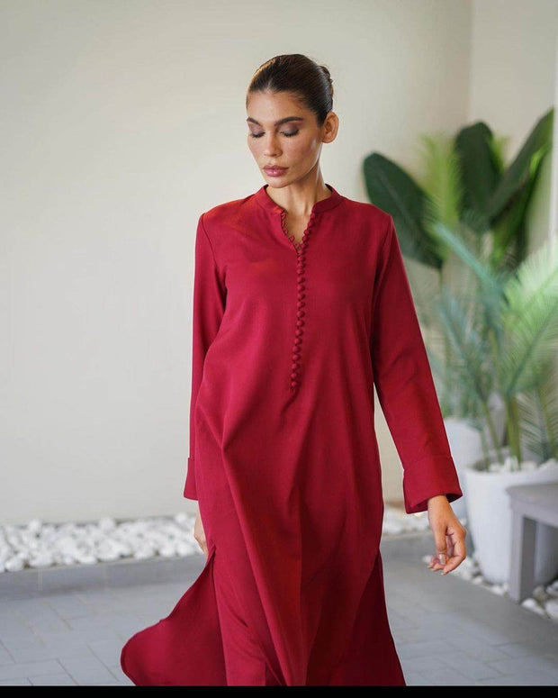 Maroon Carson Suit - Noora Women