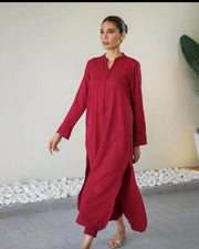 Maroon Carson Suit - Noora Women
