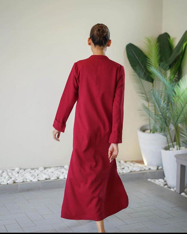 Maroon Carson Suit - Noora Women