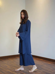 Navy Oak Tunic with Tulip Pants - Noora Women